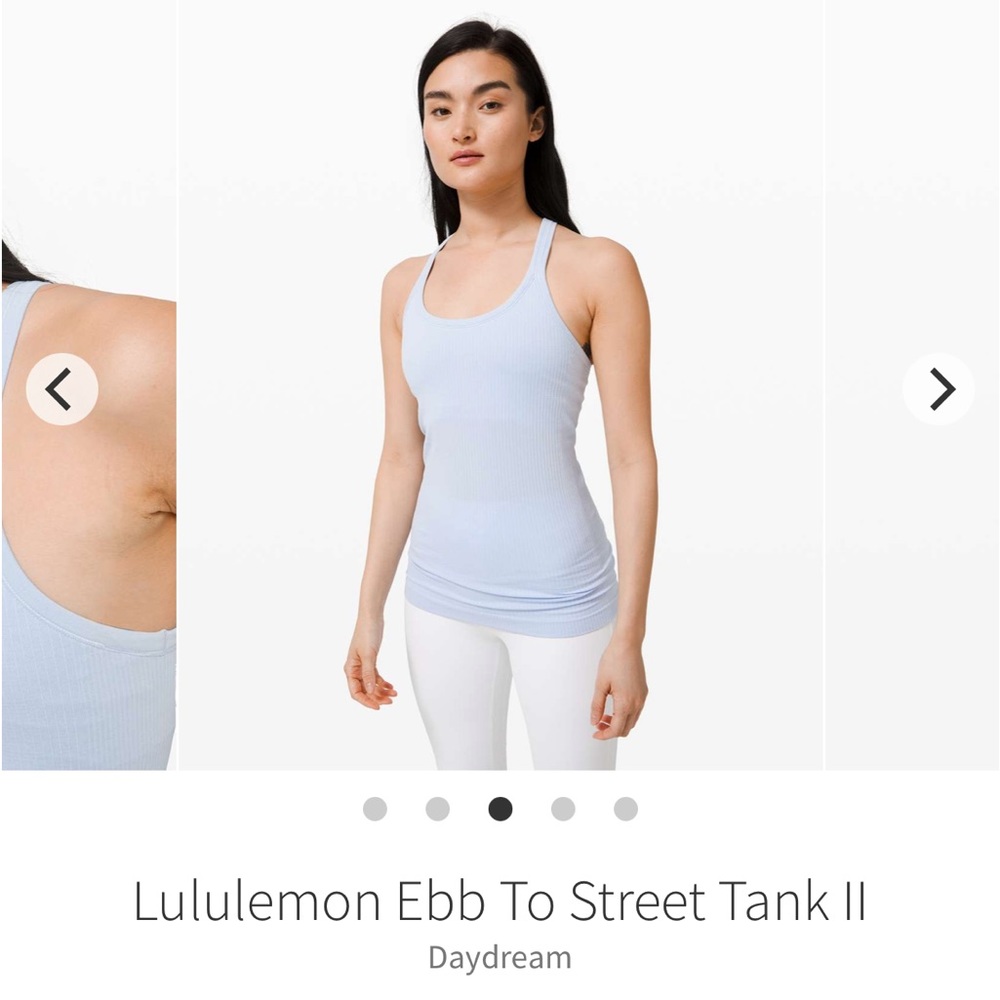 NWT • Lululemon Ebb to Street Tank